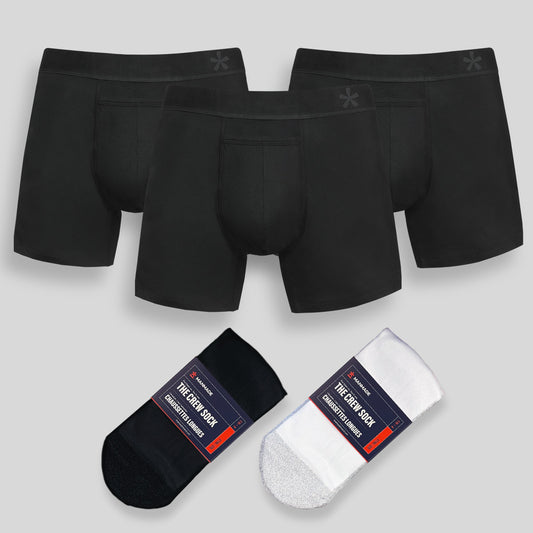 Combo Boxers et Bas