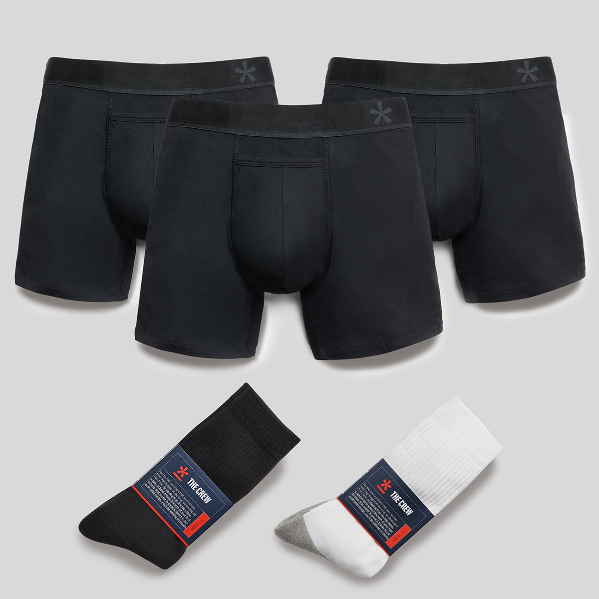 Men's Longer-Length Sport Boxer Brief 5-Pack, Men's Underwear & Socks