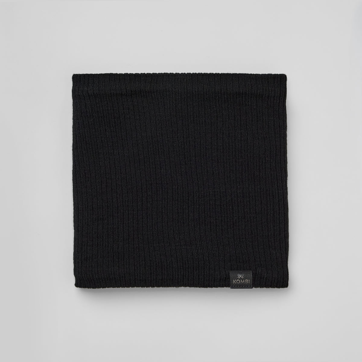 Back view of the black Neck Warmer.