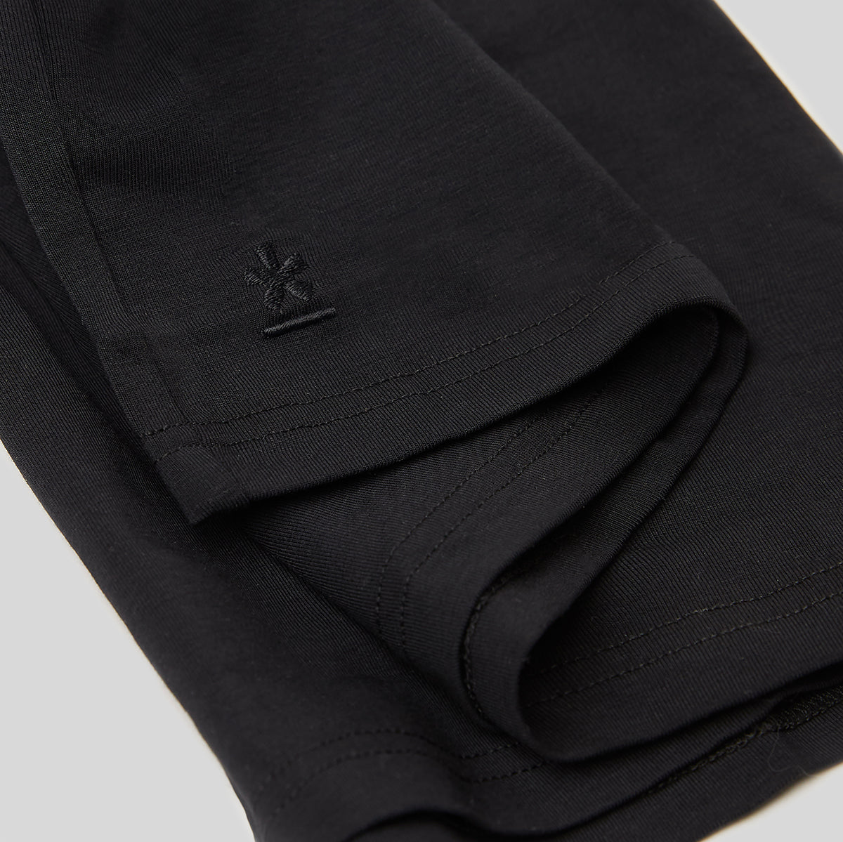 Black Shirt Fabric close view