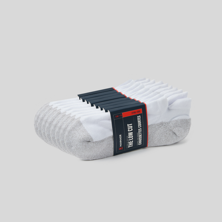 8-Pack Socks - White