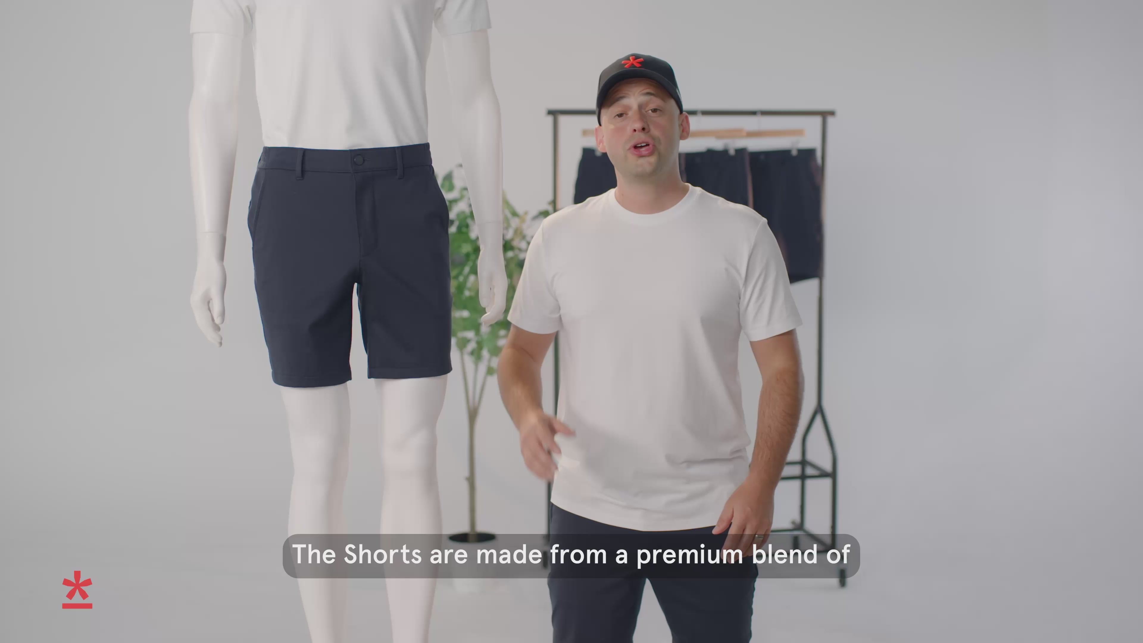 Load video: Rob showcasing the shorts benifits and features.