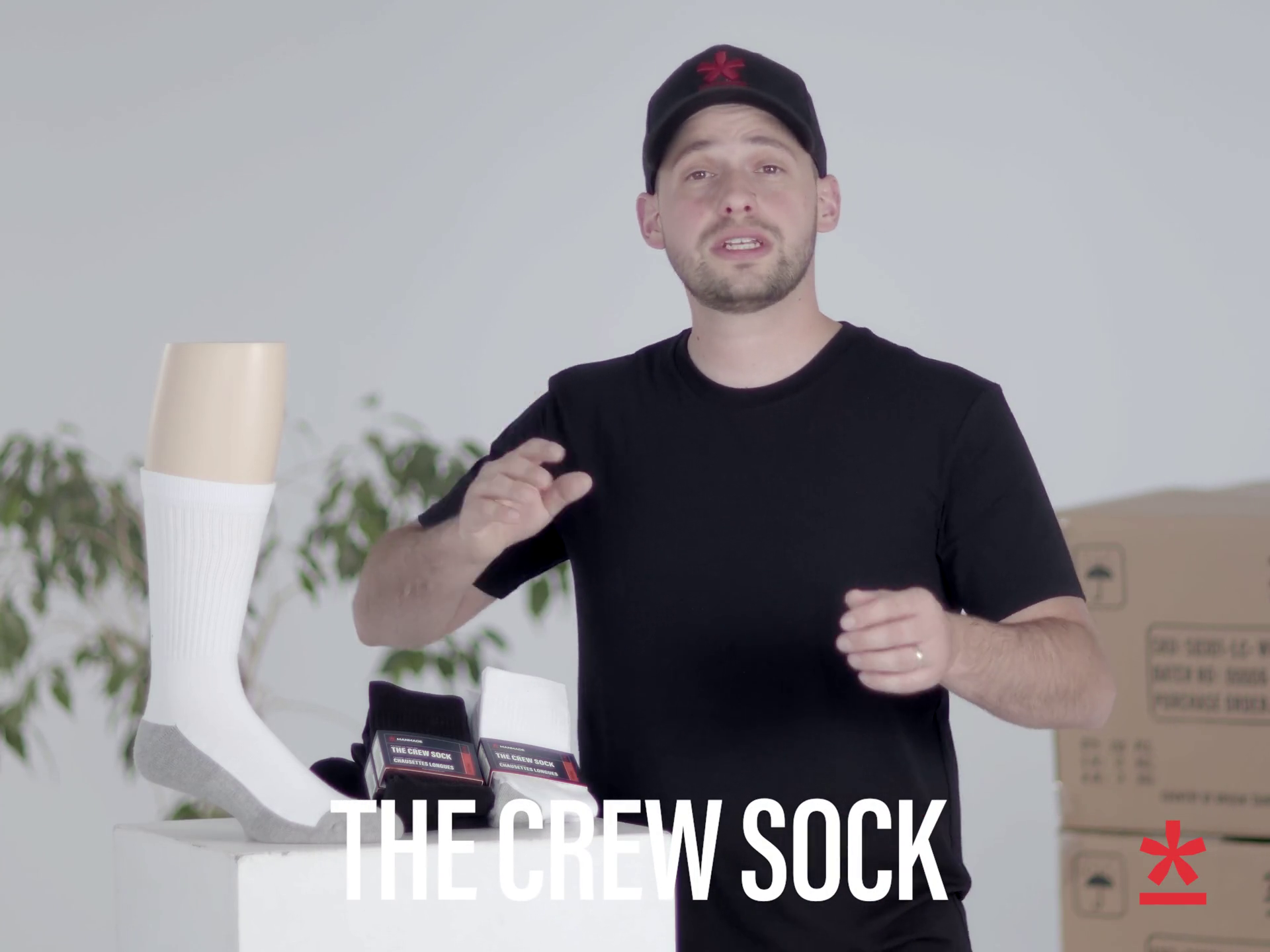 Load video: Step into Cloud 9: The Crew Socks