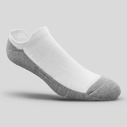 The manmade low cut sock in white color
